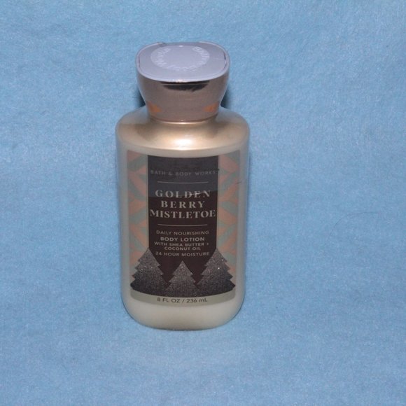 BATH AND BODY WORKS **4 FULL SIZE ITEMS** Golden Berry Mistletoe - Picture 7 of 10